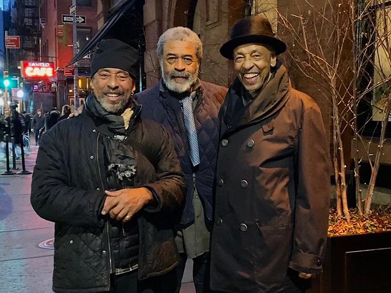 (From left) Jules Allen, McArthur Binion, and Henry Threadgill. (Courtesy McArthur Binion)