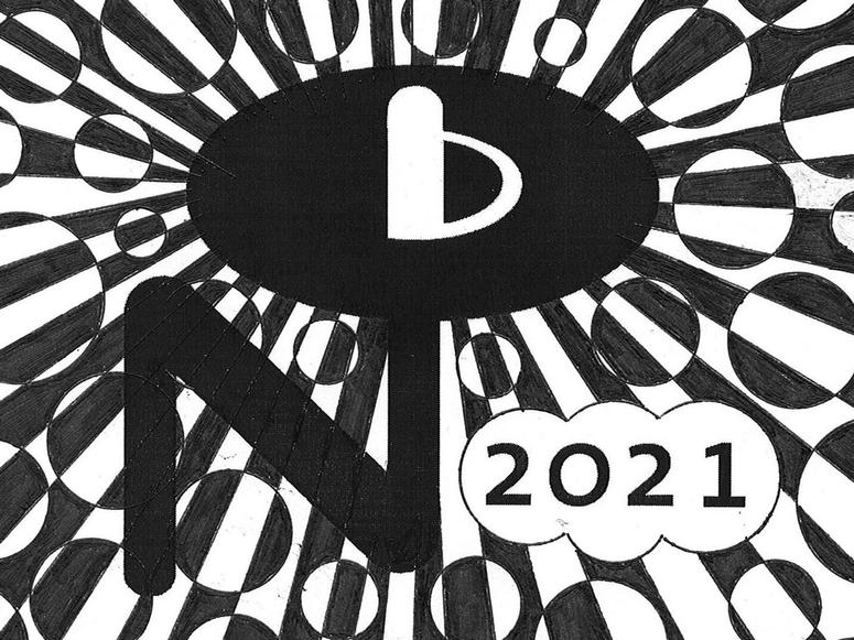 A Numero Group illustration in black and white.