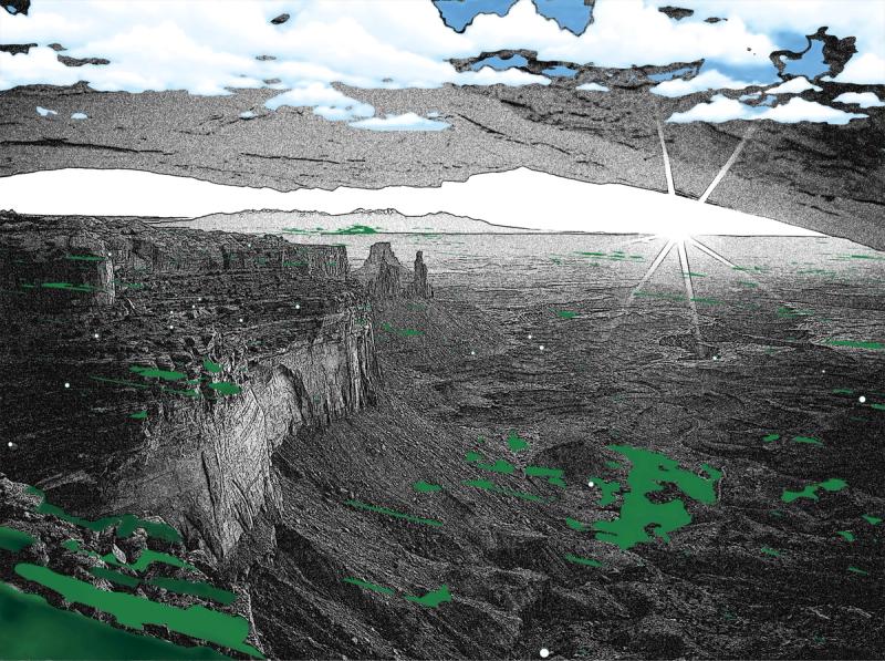 A digital rendering of Canyonlands National Park in Utah. (Courtesy Life Calling Initiative)