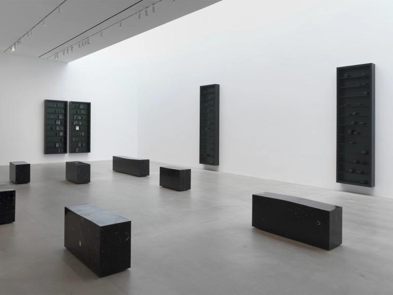 Installation view of Edmund de Waal’s solo exhibition “this must be the place” (2023) at Gagosian in New York. (© Edmund de Waal. Photo: Rob McKeever. Courtesy Gagosian)