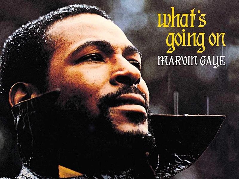 Cover of Marvin Gaye’s “What’s Going On” album.