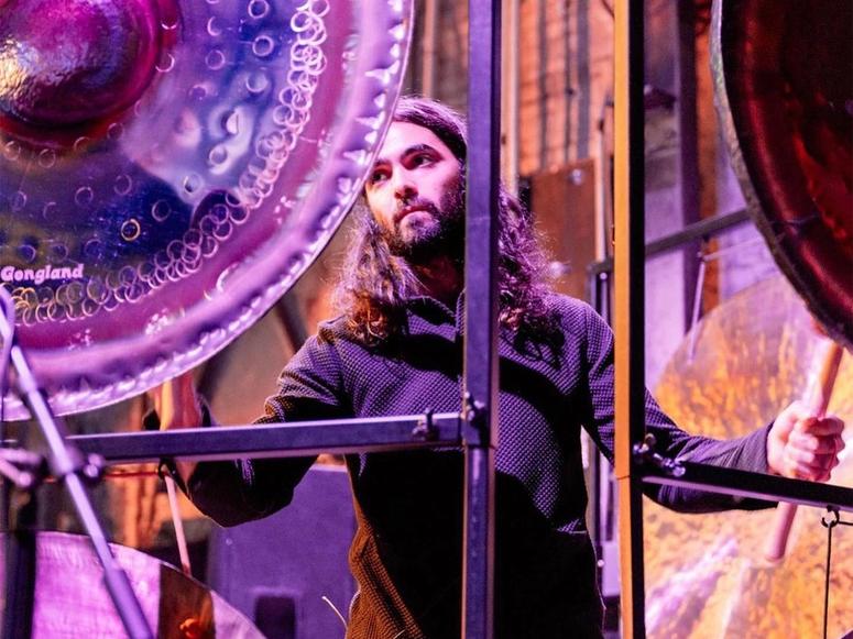Sound healer Samer Ghadry