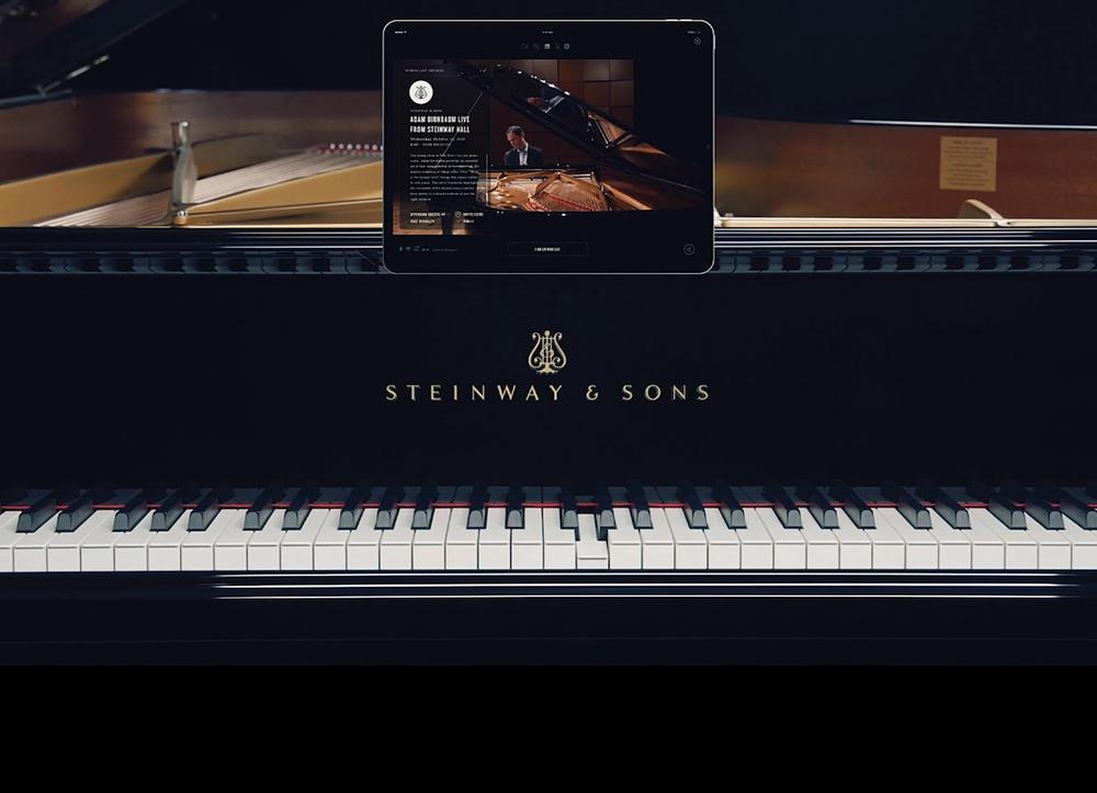 Steinway player piano (Courtesy Steinway & Sons)