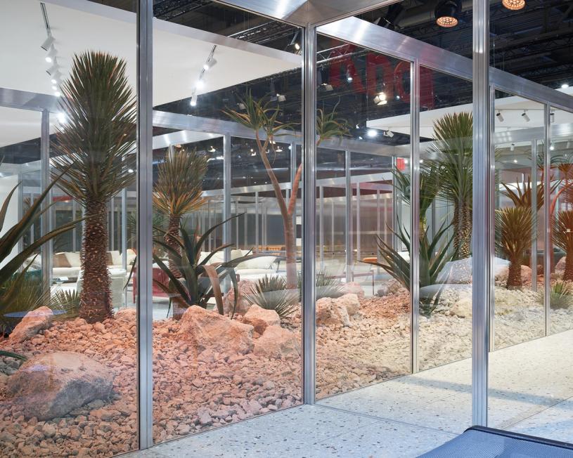 The Knoll pavilion at Salone del Mobile. (Photo: Bas Princen. Courtesy Knoll)