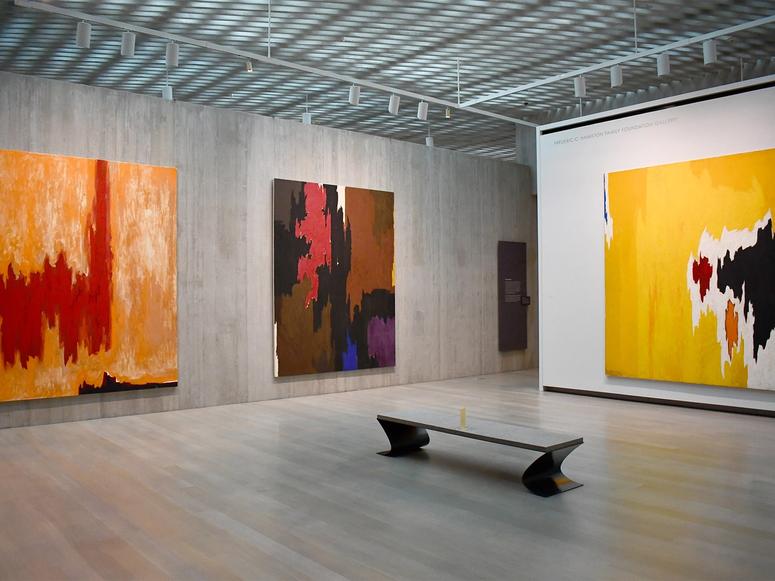 Installation view of “A Decade of Discovery: Clyfford Still in Denver.” (Courtesy Clyfford Still Museum)