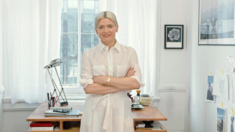 Stylist Kate Young in her New York studio. 