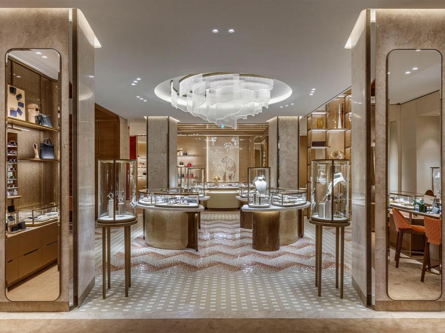 Cartier's Milan flagship store