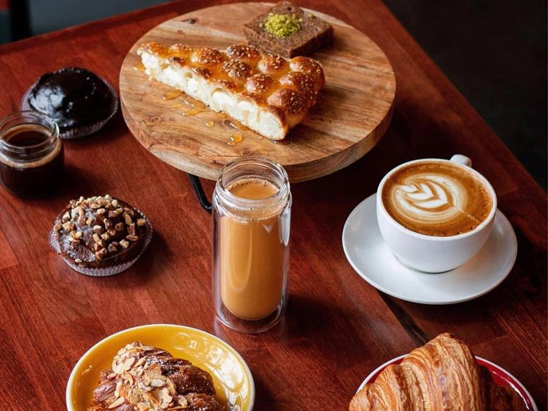 Qahwah House coffee and pastries