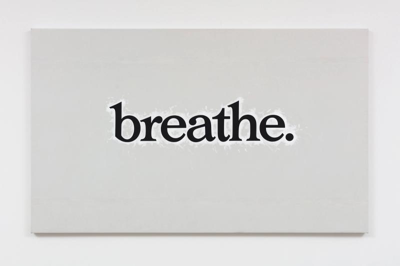 “Breathe” (2022) by Ricci Albenda. (Photo: Lance Brewer. Courtesy the artist and Andrew Kreps Gallery, New York)