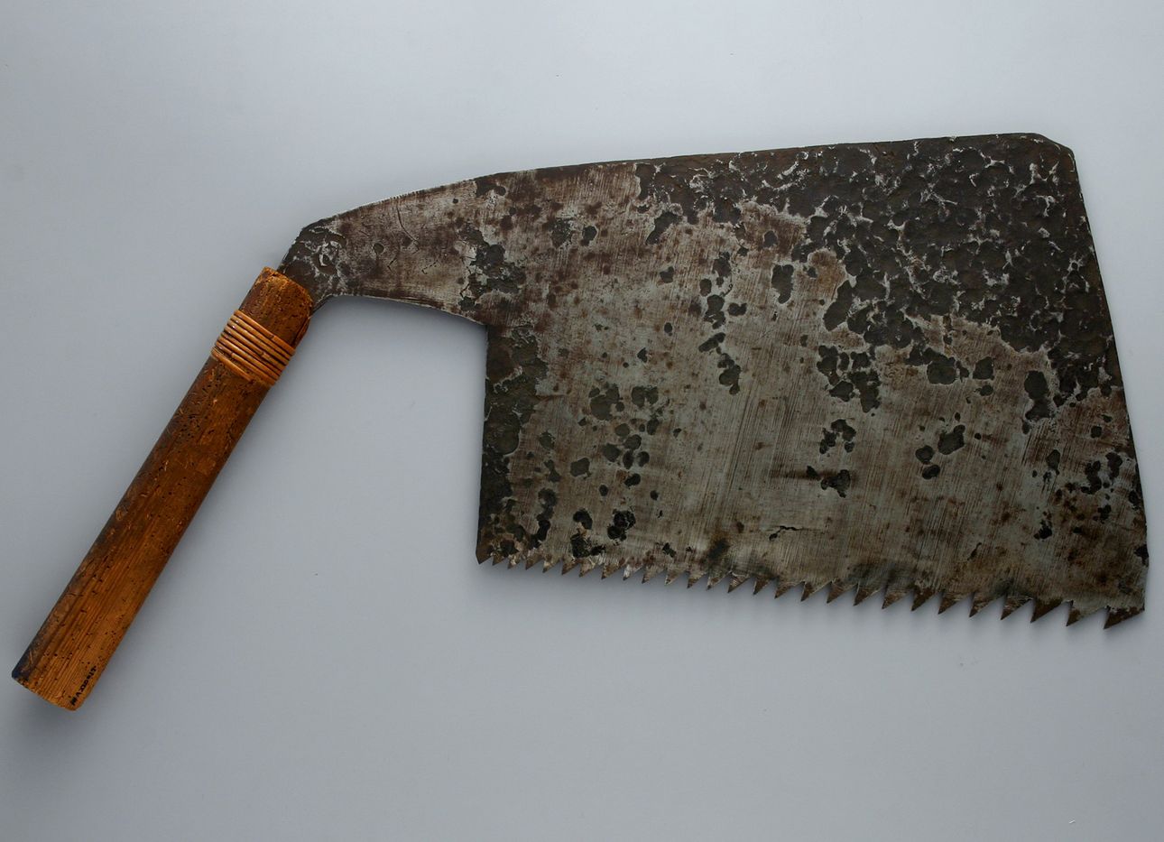 A wide-blade rip saw.