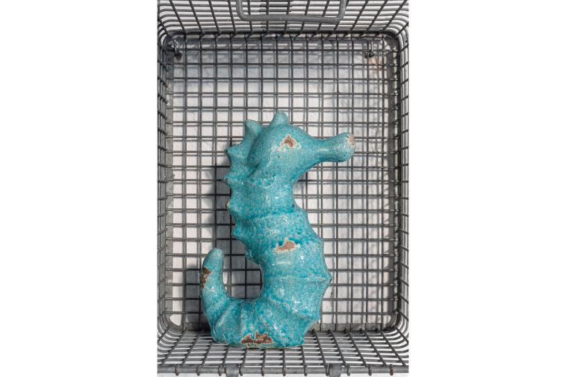 A ceramic seahorse from Santorini. (Photo: Antonio Campanella)