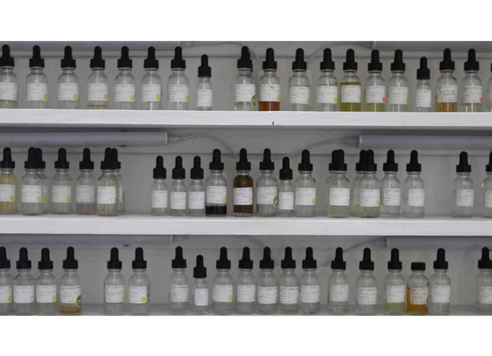 Perfume samples at The Institute for Art and Olfaction. (Courtesy The Institute for Art and Olfaction)