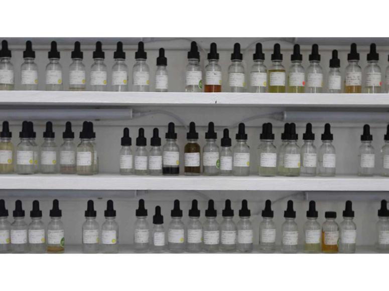 Perfume samples at The Institute for Art and Olfaction. (Courtesy The Institute for Art and Olfaction)