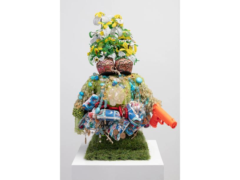 “Power Figure to Arm and Protect Transwomen” (2021) by vanessa german. (Courtesy the artist and Kasmin, New York)