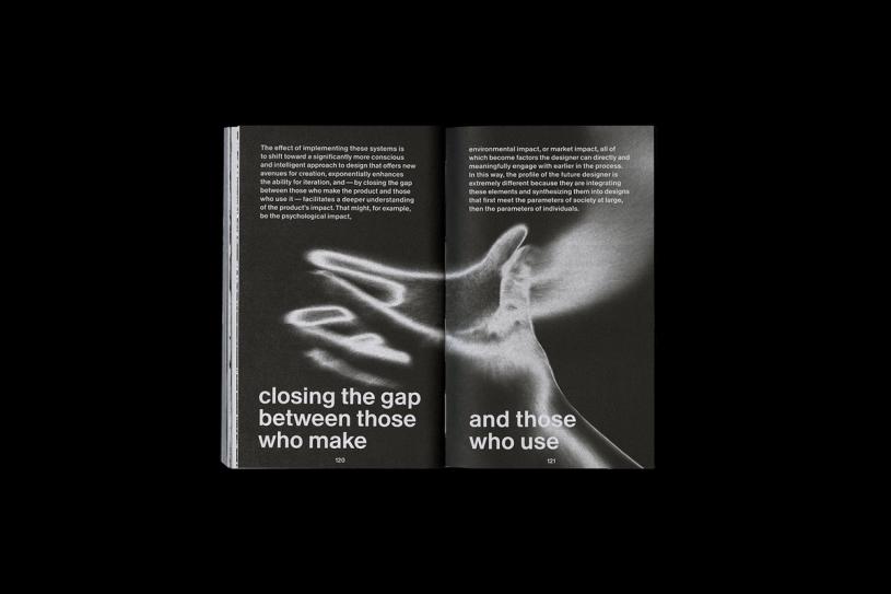 An interior spread from “No Finish Line.” (Courtesy Nike)
