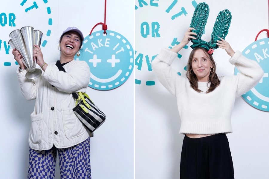 April 2023 | Participants in the “Take It or Leave It” exhibition-lottery with their objects. (Photo: Mattia Gargioni)