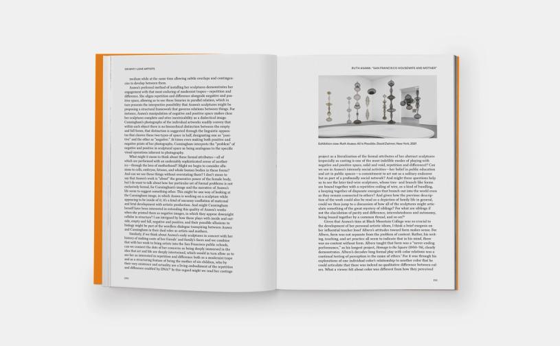 Spread from “Open Questions: Thirty Years of Writing About Art.” (Courtesy Phaidon)