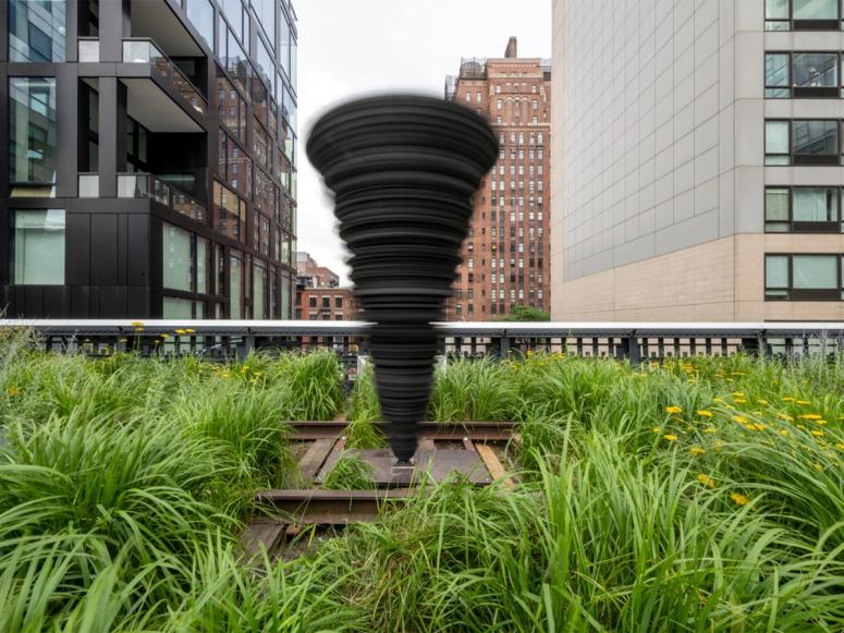 “Windy” spins on New York’s High Line. (Courtesy Meriem Bennani, High Line Art, and Audemars Piguet)