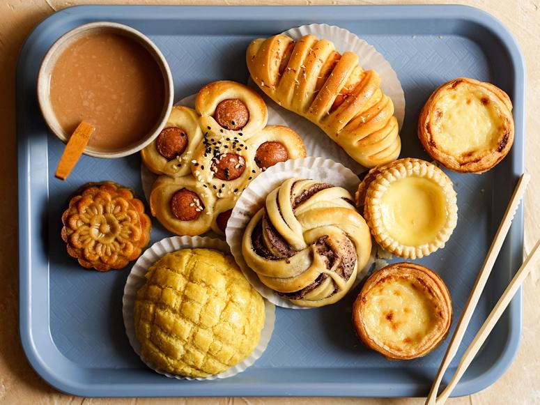 Chinese buns from Mooncakes and Milk Bread cookbook