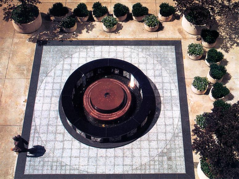 Elyn Zimmerman's 1993 World Trade Center bombing memorial