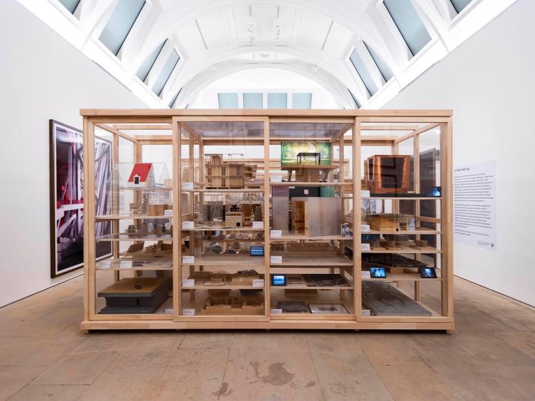 Installation view of the Herzog & de Meuron exhibition at the Royal Academy of Arts, London (14 July – 15 October 2023). Photo © Royal Academy of Arts, London / David Parry. © Herzog & de Meuron