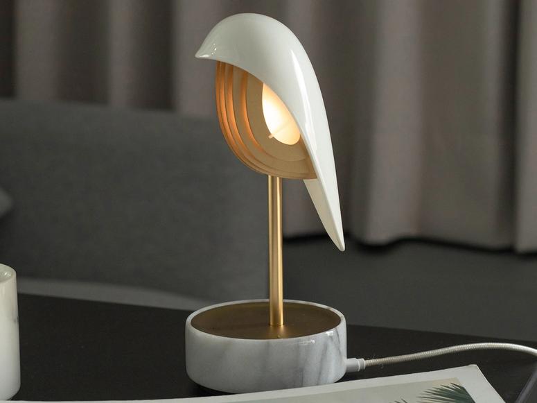 An oddly shaped alarm clock.