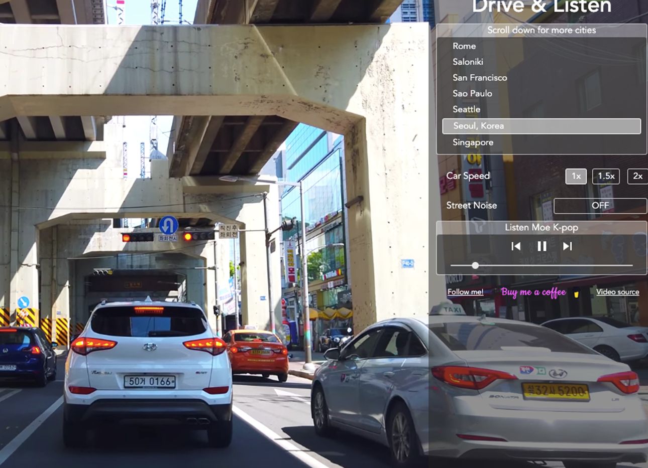 Real-Time Radio and Street Sounds Bring These Virtual Driving