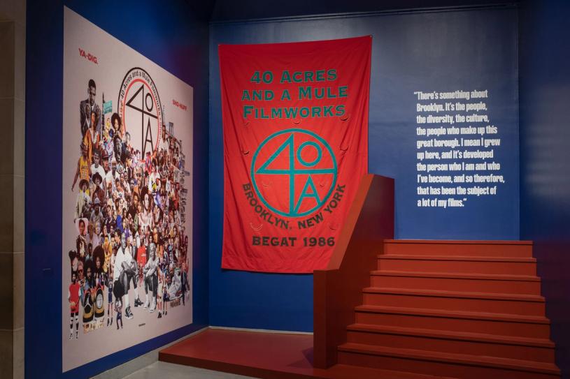 Installation view of “Spike Lee: Creative Sources” at the Brooklyn Museum. (Photo: Danny Perez. Courtesy the Brooklyn Museum)