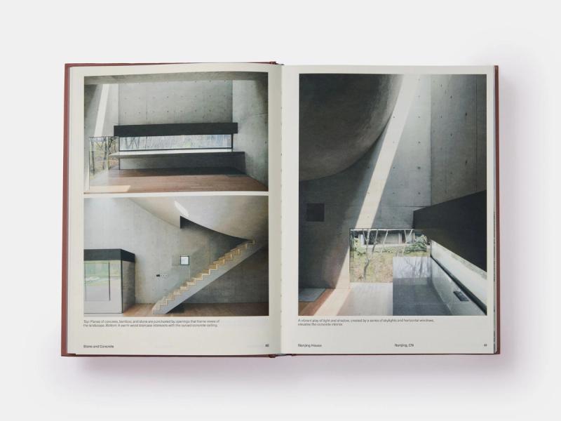 A spread from “Alchemy: The Material World of David Adjaye” (Phaidon), featuring Adjaye’s Nanjing House (2012) in Nanjing, China. (Courtesy Phaidon)