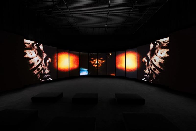 View of “The Yanomami Struggle” at The Shed. (Photo: Adam Reich. Courtesy the Fondation Cartier pour l’art contemporain)