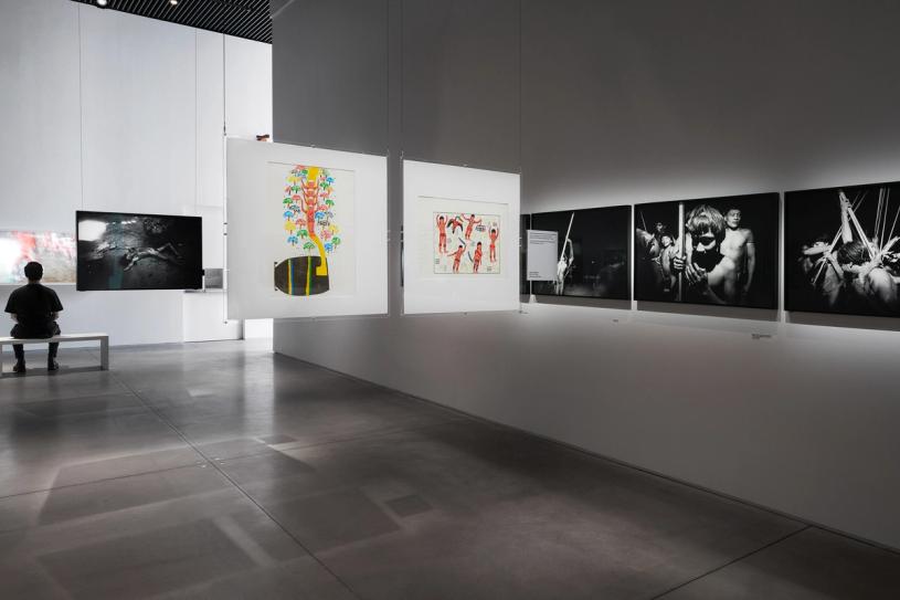 View of “The Yanomami Struggle” at The Shed. (Photo: Adam Reich. Courtesy the Fondation Cartier pour l’art contemporain)