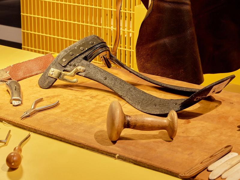 Tools used by an Hermès saddle-maker. (Photo: William Jess Laird)
