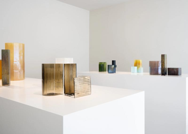 Pieces from Takagi’s “Brut Vessels” exhibition at Marta Gallery in Los Angeles. (Photo: Erik Benjamins. Courtesy Marta)
