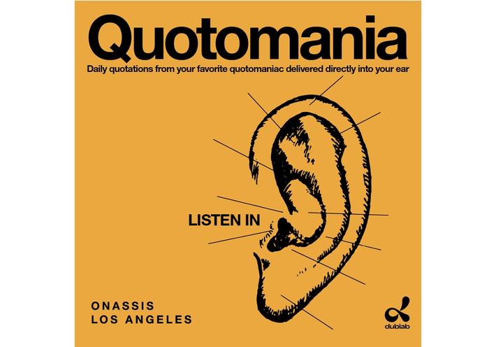 Quotomania podcast logo