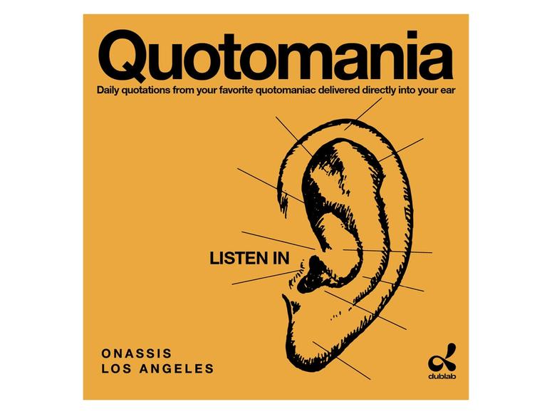 Quotomania podcast logo