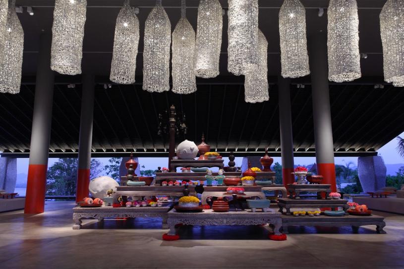 The lobby at the Como Point Yamu hotel in Phuket, Thailand. (Photo: Enrico Conti)
