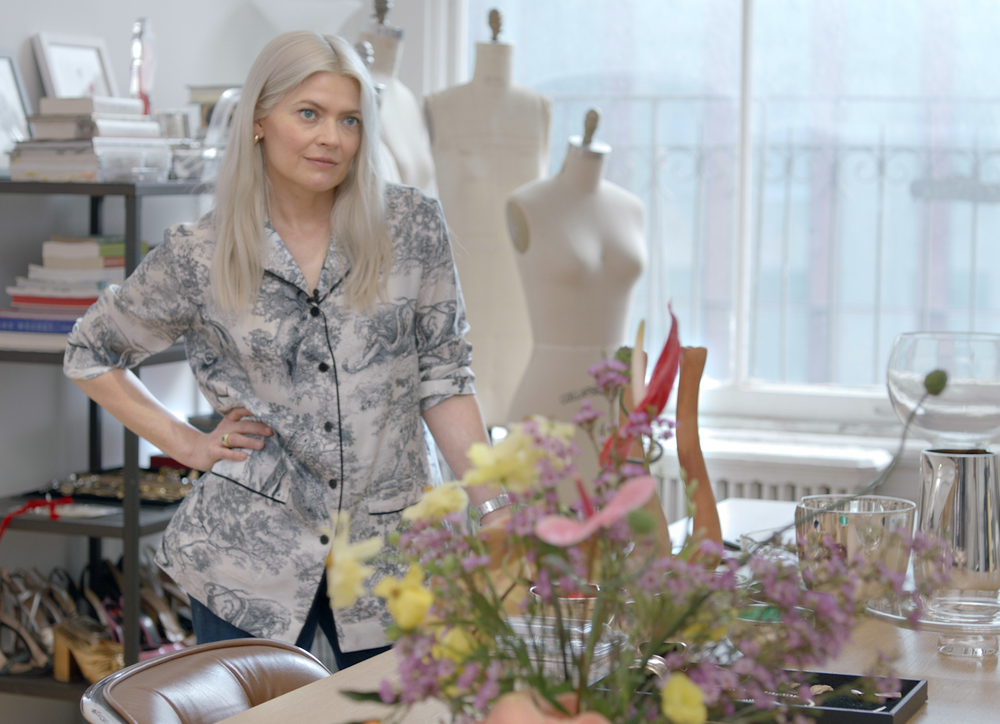 Fashion stylist Kate Young in her office in New York