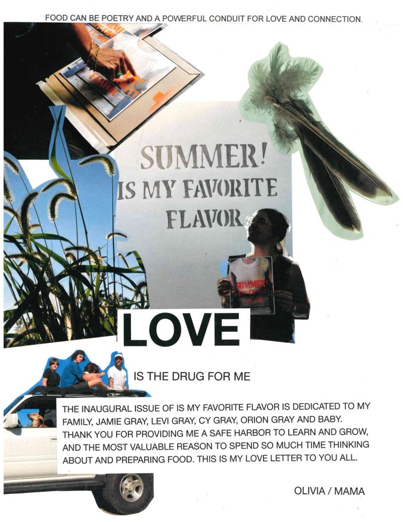 A page from “Summer! Is My Favorite Flavor.” (Courtesy Olivia Sammons)