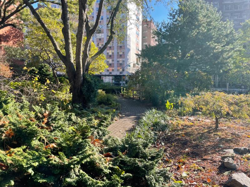 Jefferson Market Garden, the former site of the women’s house of detention. (Photo: Spencer Bailey)
