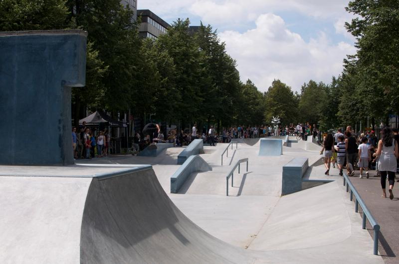 A skate park designed by Saario in Rotterdam, the Netherlands. (Courtesy Janne Saario)
