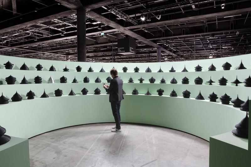 Mathieu Lehanneur’s “State of the World” installation in the “Inventory of Life” exhibition. (Photo: Felipe Ribon)
