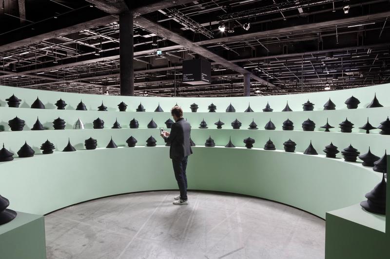 Mathieu Lehanneur’s “State of the World” installation in the “Inventory of Life” exhibition. (Photo: Felipe Ribon)