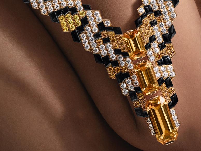 Cartier's Pixelage necklace