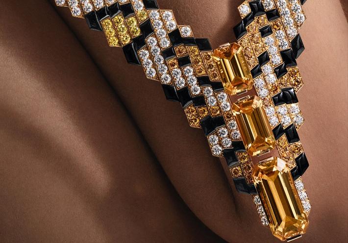 Cartier's Pixelage necklace