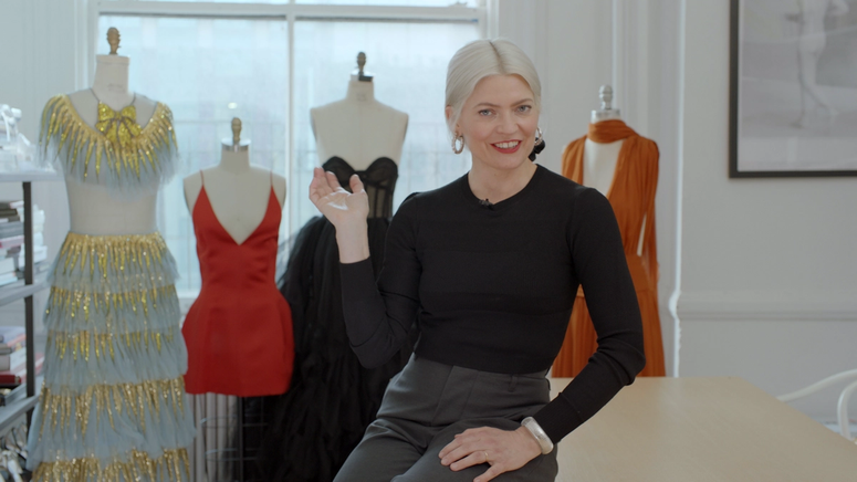 Fashion stylist Kate Young in her studio.
