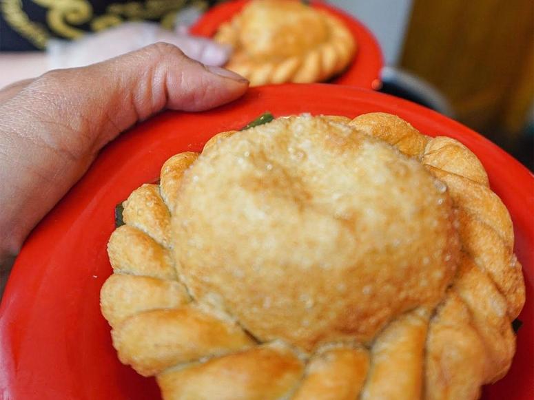 Kopitiam’s durian puff. (Courtesy Kopitiam)