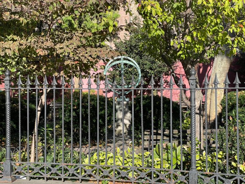 The garden at Winston Churchill Square. (Photo: Spencer Bailey)