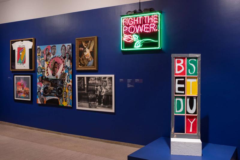 Installation view of “Spike Lee: Creative Sources” at the Brooklyn Museum. (Photo: Paula Abreu Pita. Courtesy the Brooklyn Museum) 