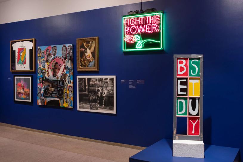 Installation view of “Spike Lee: Creative Sources” at the Brooklyn Museum. (Photo: Paula Abreu Pita. Courtesy the Brooklyn Museum)
