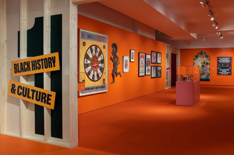  Installation view of “Spike Lee: Creative Sources” at the Brooklyn Museum. (Photo: Danny Perez. Courtesy the Brooklyn Museum) 